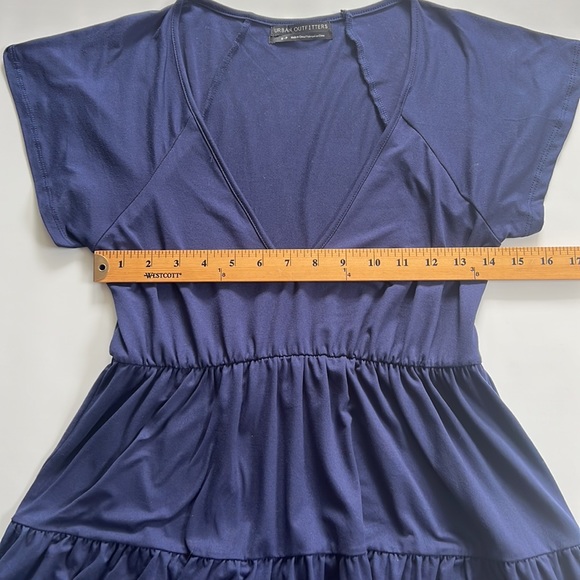 Urban Outfitters navy babydoll dress. Size small - Picture 8 of 10